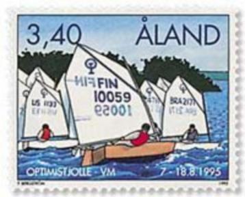 Aland 1995 - sport - voile - Championnat du Monde Optimist, Enlèvement ou Envoi, Non oblitéré