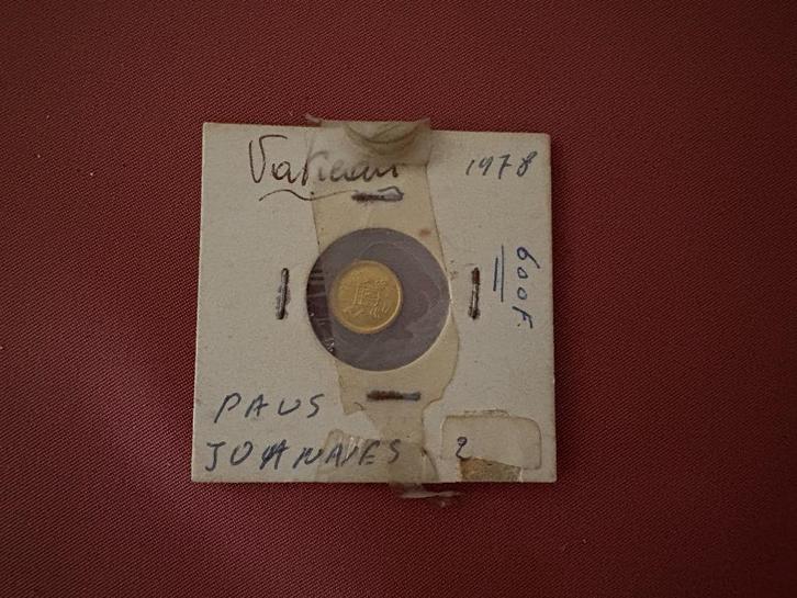 Gouden herdenkingsmunt paus JOANNES PAULUS II, Postzegels en Munten, Munten | Europa | Euromunten, Losse munt, Overige waardes