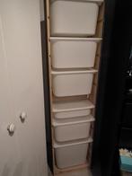 Structure Ikea + 6 bacs & 6 couvercles (pour les jouets..), Enlèvement, Utilisé