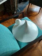 Heksenhoed hanglamp 1985 wit metaal diameter 50 cm, Ophalen, Gebruikt, Wit