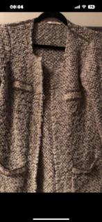 Gilet veste/ cardigan tchic Devernois en Mohair et laine, TS, Ophalen of Verzenden, Zo goed als nieuw, Beige