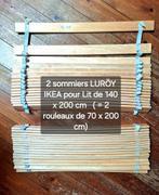 Lot de 2 Sommiers LURÖY IKEA (70 x 200 cm), Enlèvement ou Envoi, 140 cm, Utilisé, Sommier