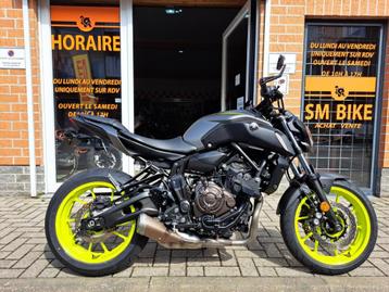 YAMAHA MT 07 ABS UIT 2018 MET 25.300 KM OP DE TELLER! STAAT  beschikbaar voor biedingen