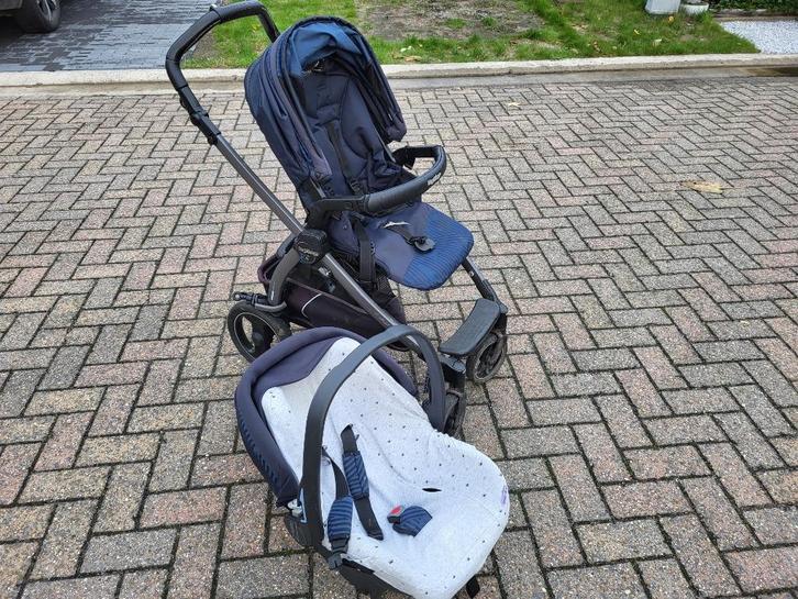Peg Perego Book 51 S Buggy en baby autostoel, Kinderen en Baby's, Buggy's, Gebruikt, Overige merken, Duomodel, Voetenzak, Zonnekap