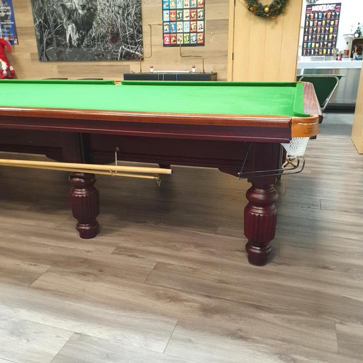 12ft snookertafel met verwarming, Sport en Fitness, Biljarten en Poolen, Gebruikt, Snookertafel, Ophalen