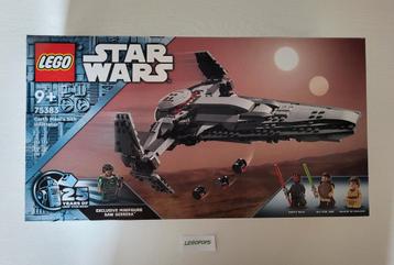 Lego - 75383 - Darth Maul's Sith Infiltrator - MISPRINT! beschikbaar voor biedingen