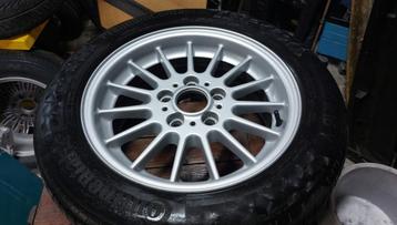 BMW E36 velgen met zgan.Continental Premium 6 225/50/16! beschikbaar voor biedingen