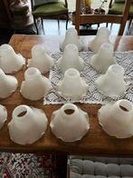 14 bobèches en verre vintage, Antiquités & Art, Antiquités | Éclairage