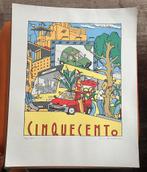 Prachtige zeefdruk Ever Meulen Cinquecento, Enlèvement ou Envoi
