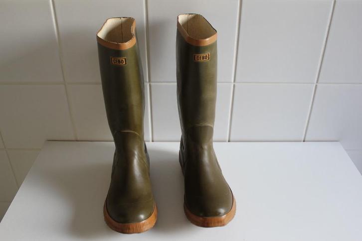 Regenlaarzen (Rubber),merk CEBO ,Maat 39 , zo goed als nieuw, Caravanes & Camping, Vêtements de pluie, Comme neuf, Bottes de pluie