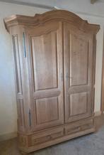Kledingkast gezandstraald, Huis en Inrichting, Kasten | Kleerkasten, Ophalen, Gebruikt, 100 tot 150 cm, Met hangruimte