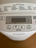 panasonic broodbakmachine, Elektronische apparatuur, Broodbakmachines, 400 tot 800 gram deeg, Ophalen, Zo goed als nieuw, Met timer