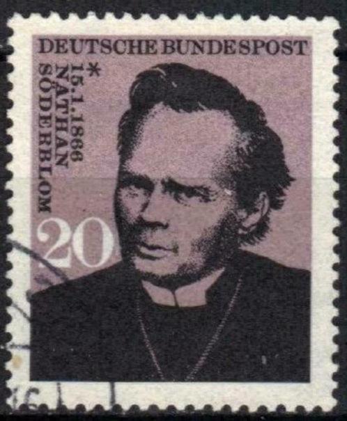 Duitsland Bundespost 1966 - Yvert 356 - N. Soderblom (ST), Postzegels en Munten, Postzegels | Europa | Duitsland, Gestempeld, Verzenden