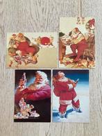 Coco-Cola Santa Claus 4 postkaarten, Enlèvement, Neuf, Autres types