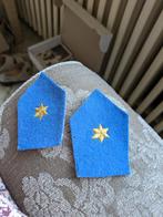 Licht vliegwezen onderluitenant kraagspiegels, Ophalen of Verzenden, Luchtmacht, Embleem of Badge