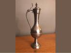 Tinnen kandelaar Hoogte: 22 cm  Mortsel, Antiek en Kunst, Ophalen