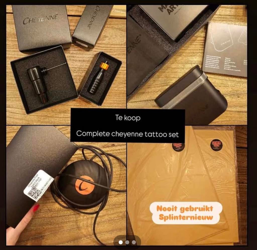 Tattoo cheyenne compleet, Hobby en Vrije tijd, Tekenen, Nieuw, Ophalen