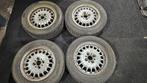 Set Originele velgen kroonkurk BMW 3 serie E30 4X100 ET34 36, Ophalen, Gebruikt, Banden en Velgen