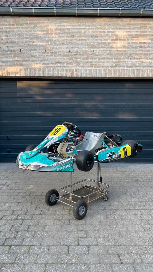 Volledige hobby te koop (Formula K met Rotax Max 125), Sport en Fitness, Karting, Gebruikt, Kart, Ophalen