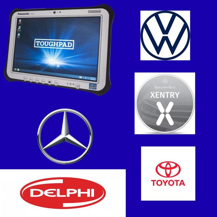 Valise diagnosric auto Panasonic, Auto diversen, Autogereedschap, Zo goed als nieuw, Ophalen of Verzenden
