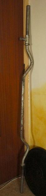 Gebogen halterstang, Sport en Fitness, Ophalen, Gebruikt, Rug