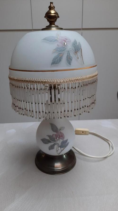Lampedaire lampje melkglas 45cm, Antiek en Kunst, Antiek | Verlichting, Ophalen