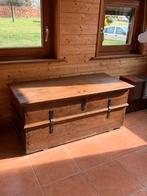 Oude kist, Huis en Inrichting, Woonaccessoires | Kisten, Ophalen, Gebruikt, Eikenhout