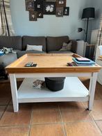 Table basse carree en pin massif, Maison & Meubles, Tables | Tables de salon, Carré, Enlèvement, Utilisé, 50 à 100 cm