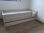 Lifetime eenpersoonsbed met onderschuifbed (90 x 200 cm), Kinderen en Baby's, Kinderkamer | Bedden, Gebruikt, Lattenbodem, Ophalen of Verzenden