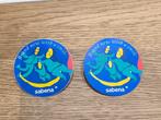 2 Sabena Promotie Badges 1980-1990, Verzamelen, Sabenasouvenirs, Ophalen