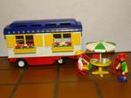 Playmobil circus woonwagen met clowns, Ophalen of Verzenden, Zo goed als nieuw, Complete set
