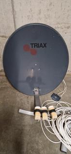 Triax schotelantenne + toebehoren, Audio, Tv en Foto, Schotelantennes, Ophalen, Gebruikt, (Schotel)antenne, Overige merken