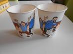 Kuifje , twee kartonnen bekertjes 1993, Tintin, Enlèvement ou Envoi