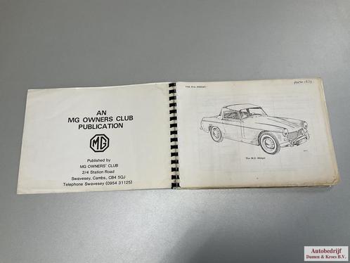 MG Midget Service Parts List AKD1879, Auto diversen, Handleidingen en Instructieboekjes, Ophalen of Verzenden