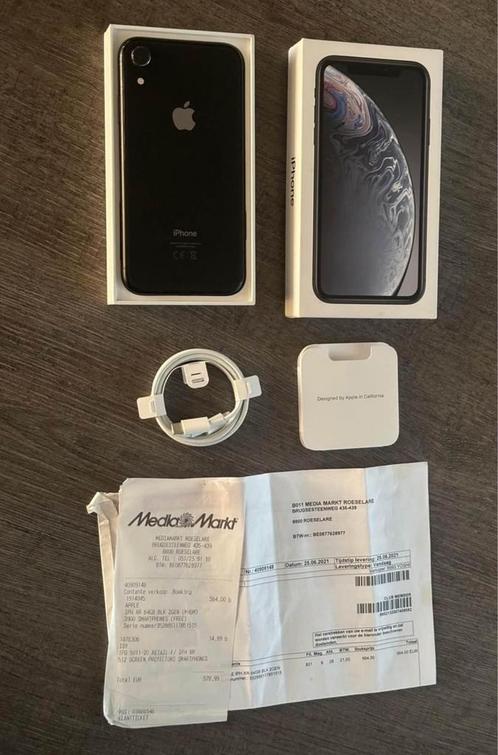 Iphone xr 64gb, Télécoms, Téléphonie mobile | Housses, Coques & Façades | Apple iPhone, iPhone XR, Enlèvement ou Envoi