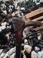 Canne en bois de suar 100 cm motif lion, Enlèvement ou Envoi