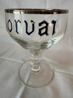 Verre à Orval émaillé bord argenté, Collections, Marques de bière
