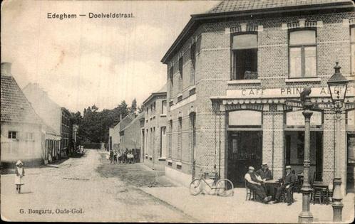 Edeghem - Doelveldstraat - Cafe, Collections, Cartes postales | Belgique, Non affranchie, Avant 1920, Enlèvement ou Envoi