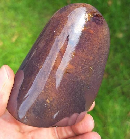 Galactisch Stuk – Als een Sterrenstelsel in Barnsteen 119GR, Verzamelen, Mineralen en Fossielen, Fossiel, Ophalen of Verzenden