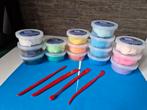 Slik clay  boetseerklei -> 15 potjes, Ophalen of Verzenden, Zo goed als nieuw