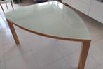 Uitschuifbare driehoekige eettafel 180 x 120/220 cm, Huis en Inrichting, Tafels | Eettafels, Ophalen, Gebruikt, 100 tot 150 cm