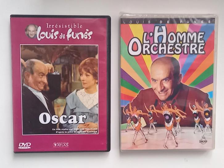 2 dvd louis de funés en super état 3€ pièces, Cd's en Dvd's, Dvd's | Avontuur, Zo goed als nieuw, Alle leeftijden, Ophalen of Verzenden