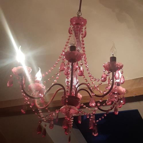 Hanglamp - Luster, Maison & Meubles, Lampes | Suspensions, Utilisé, 75 cm ou plus, Synthétique, Enlèvement