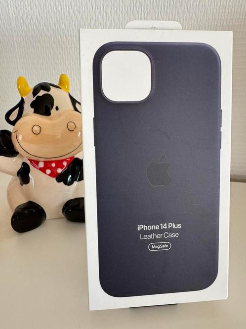 IPHONE 14 PLUS CASE | LEATHER MAGSAFE INKT, Telecommunicatie, Mobiele telefoons | Hoesjes en Screenprotectors | Apple iPhone, Zo goed als nieuw