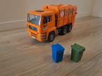 Bruder vuilniswagen + twee vuilbakken (volledige set), Ophalen, Zo goed als nieuw
