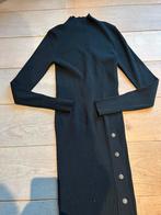 twinset zwart aansluitende midi jurk, Verzenden, Zo goed als nieuw, Maat 38/40 (M), Zwart