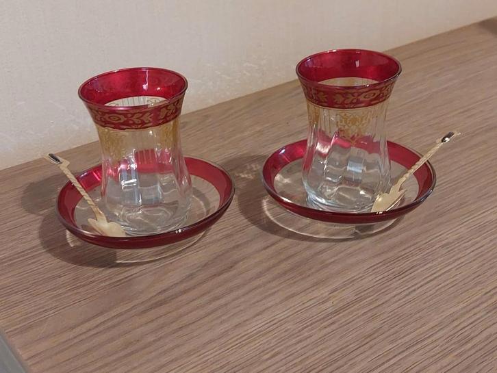 Turks theeservies, Antiek en Kunst, Antiek | Servies compleet, Verzenden