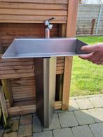 Lavabo in inox met kraantje., Huis en Inrichting, Ophalen