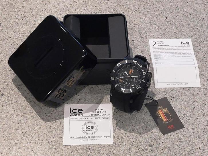 Red Devils Ice-Watch horloge - gelimiteerde editie, Handtassen en Accessoires, Horloges | Heren, Ophalen of Verzenden