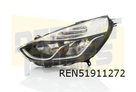 Renault Clio IV (1/13-9/16) koplamp Rechts (chrome accent) O, Auto-onderdelen, Verlichting, Renault, Nieuw, Verzenden